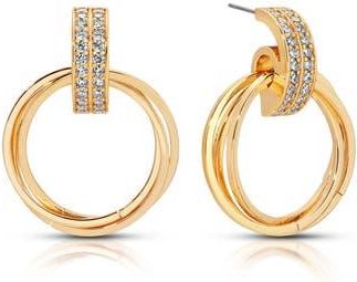 Ettika Knot Pav&eacute; Drop Earrings in Gold at Nordstrom Rack