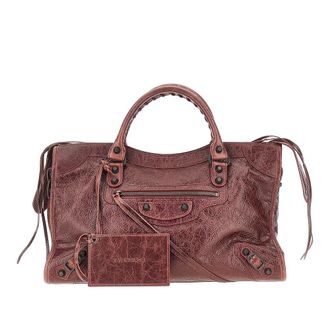 Balenciaga Arena leather medium Le City bag Woman One Size