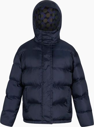 Regatta Womens Regatta Womens/Ladies Orla Kiely Flowers Quilted Oversized Jacket - Navy - Size: 8