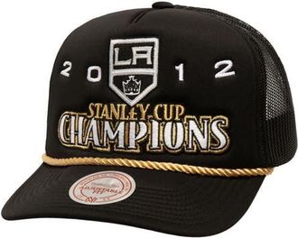 Mitchell & Ness Mens Mitchell & Ness Black Los Angeles Kings SOUL Collection Golden Stanley Cup Champions Trucker Adjustable Hat at Nordstrom