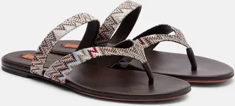 Missoni Sandalias Luise en zigzag