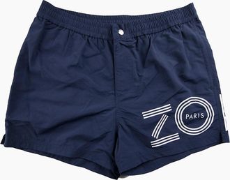 Kenzo Mens Kenzo Side Logo Swim Shorts Navy - Size: 35/34/32
