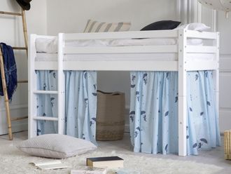 HOPPEKIDS Spielbett »ECO Dream« Massivholz, wahlweise in 2 Grössen und 4 Farben, Matratze wählbar