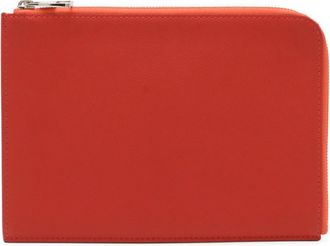 Louis Vuitton Poppy Petal Leather Clutch Bag Pochette (Pre-Owned)