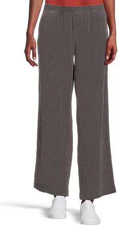 Mod-o-doc Long Wide Leg Pants Womens Casual Pants Washed Ebony : MD, Tencel