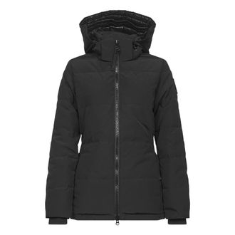 Canada Goose Winter Jackets, female, Black, S, Black Arctic Tech Coat with Hood