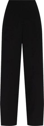 Sportmax Wijde Broek in Adelchi Stijl - Dames - Wijde Broeken - Zwart - 3XS - Broeken