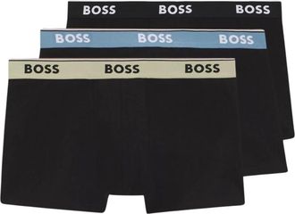 HUGO BOSS Trunk 3P Power - Heren - Ondergoed - Zwart - Maat: M Katoen