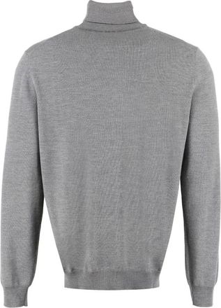 THE (ALPHABET) Turtleneck Wol Trui - Heren - Coltruien - Grijs - 2XL - Wol - Truien & Vesten