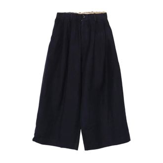Uma Wang UMA Wang, Heren, Broeken, Blauw, Maat: M Linnen