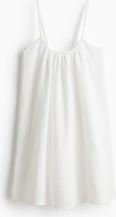 H&M Strandkleid aus Musselin - Weiss