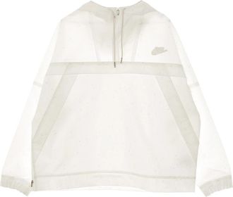 Nike Earth Day Windbreaker Jacket - Dames - Sportshirts - Wit - L - Fitness
