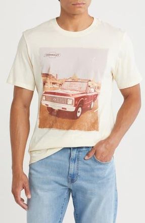 Goodie Two Sleeves Chevrolet Cotton Graphic T-Shirt in Natural at Nordstrom Rack, Size Xx-Large