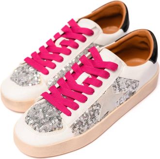 Corkys Footwear Another Round Sneakers In Silver Sequins