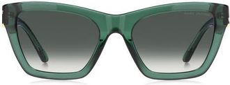 Marc Jacobs 54mm Cat Eye Sunglasses in Teal/blue Sf at Nordstrom