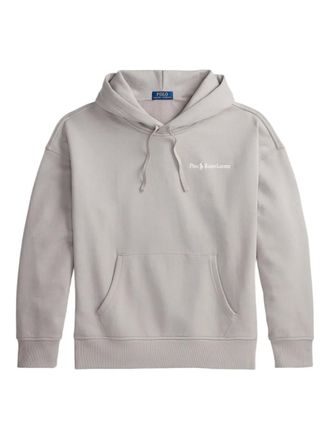 Polo Ralph Lauren Felpa a maniche lunghe con cappuccio - Grigio