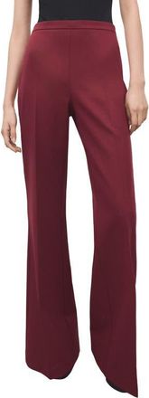Mango Wide Leg Pants in Wine at Nordstrom, Size 10