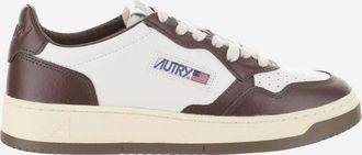Autry Brown Medalist Low Top Sneakers