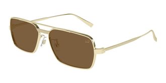 Dunhill DU0076S 002 Mens Sunglasses Gold Size 59