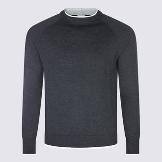 Eleventy Sweaters Blacks And Greys-Uomo