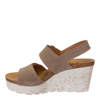 OTBT Womens Peasant Wedge Sandals In Greige