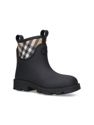 Burberry Womens Boots Black Synthetic Rubber