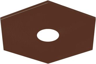 Lumicom Lumicom - River Hex 1x Plaf&oacute;n Monocolor Mate