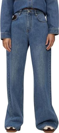 Arma Aline Denim Wide Jeans - Dames - Loose Fit Jeans - Blauw - XL - Denim - Jeans
