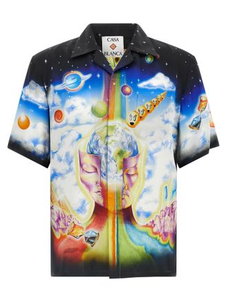 Casablanca Silk Mens Blouse