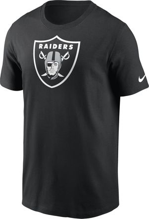 Nike Mens Logo Essential (NFL Las Vegas Raiders) T-Shirt in Black | N19900A8D-CLH