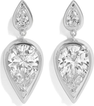 Lili Claspe Small Imara Teardrop Drop Earrings in Silver at Nordstrom