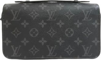 Louis Vuitton Pre-owned Clutches, female, Black, Size: ONE SIZE Pre-owned Monogram Eclipse Clutch