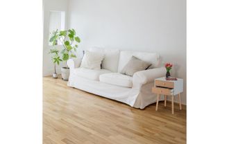 Relaxdays Nachttisch »mit 2 Schubladen 60 x 40 cm, Nature«