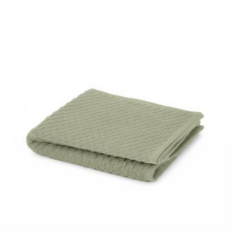 KASANOVA Asciugamano viso ospite cotone Pop Corn verde chiaro