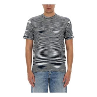 Missoni T-Shirts, male, Multicolor, Size: L Short Sleeve T-Shirt