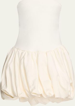 SIMKHAI Pollie Strapless Mini Bubble Dress