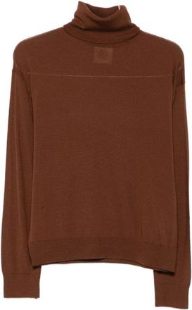 Semicouture Freda V130 - Dames - Coltruien - Bruin - S - Nylon - Truien & Vesten