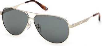 BMW BW0061-H 32N Mens Sunglasses Gold Size 60