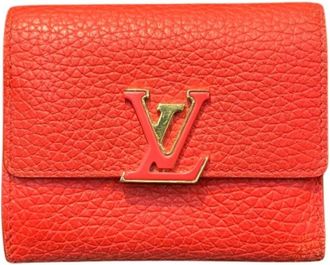 Louis Vuitton Leather Wallet (Tri-Fold) (Pre-Owned)