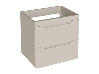 Vente-Unique Mueble de ba&ntilde;o suspendido color beige - 60 cm - ARUBA