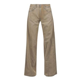 Department Five Wide Jeans, female, Beige, W28, Pantalone cinque tasche
