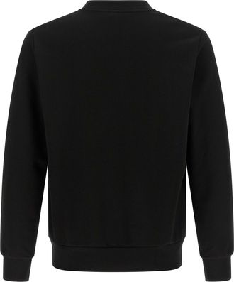 Lacoste Cotton Crewneck Sweatshirt - Black