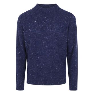 FILIPPO DE LAURENTIIS Trui met ronde hals - Heren - Truien - Blauw - Maat: L Wol