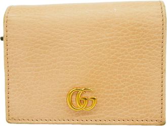 Gucci Pink Leather Wallet (Bi-Fold) (Pre-Owned)