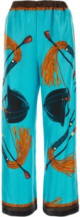 Gucci Printed twill pant