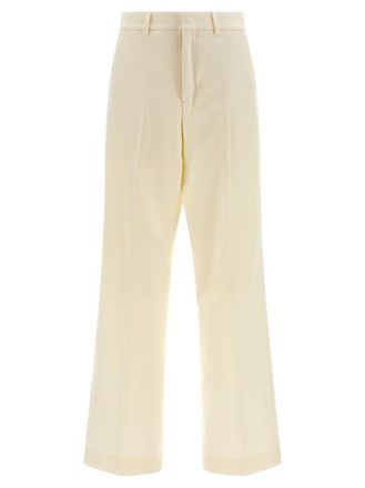 Ami White Wool pants