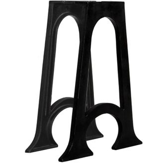 vidaXL 2 Patas De Mesa De Comedor En Hierro Macizo Fundido Vidaxl