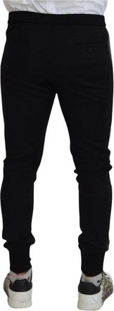 Dolce & Gabbana Heren, Broeken, Zwart, Maat: XL Katoen