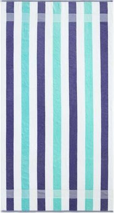 Calvin Klein Color Pop Stripe Beach Towel in Purple/blue at Nordstrom Rack