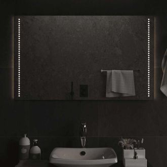 vidaXL vidaXL Specchio da Bagno con Luci LED 100x60 cm